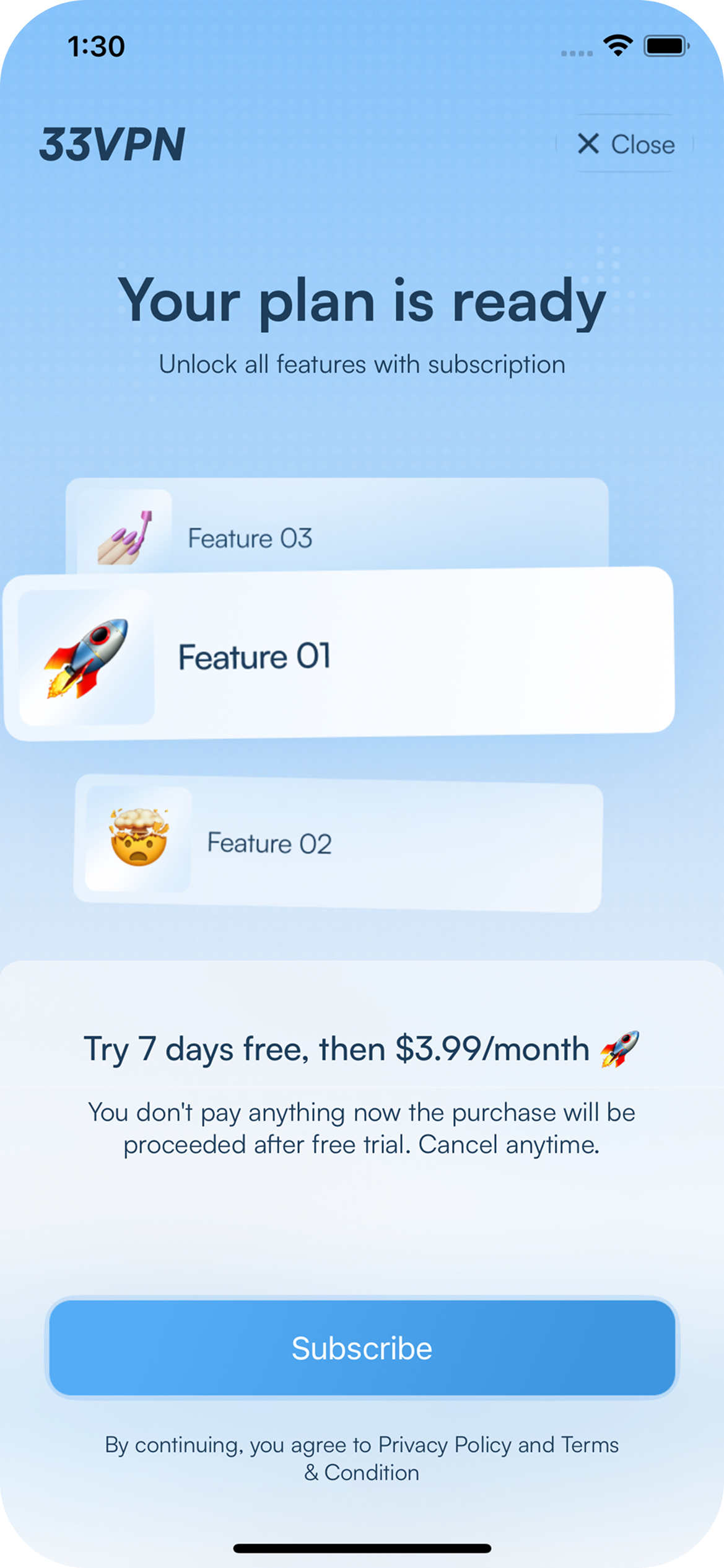 33VPN screenshot 5